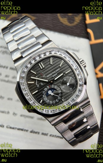 Patek Philippe Nautilus 5712G 1:1 Quality Swiss Replica Watch in Grey Dial