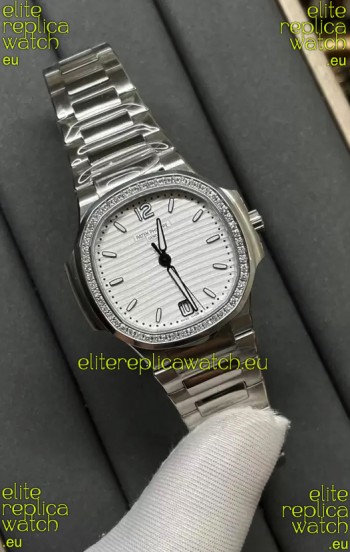 Patek Philippe Nautilus 7118/1A White Dial 1:1 Mirror Swiss Replica Watch in 904L Steel