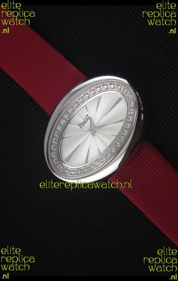 Piaget Limelight Magic Hour Swiss Quartz Steel Case in Red Strap