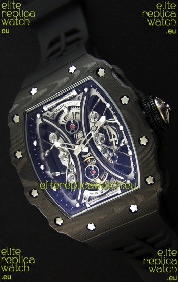 Richard Mille RM53-01 Pablo Mac Donough Black Carbon Case Swiss Replica Watch 
