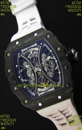 Richard Mille RM53-01 Pablo Mac Donough Black Carbon Case Swiss Replica Watch 