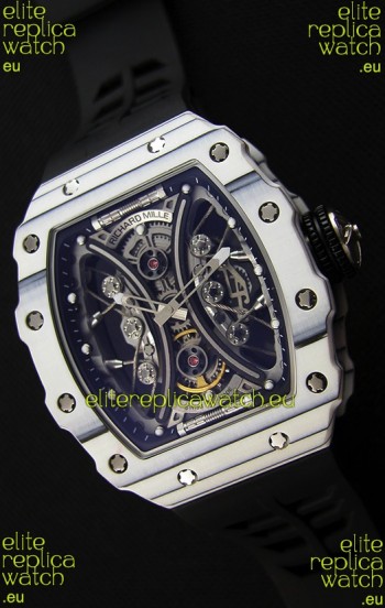 Richard Mille RM53-01 Pablo Mac Donough White Carbon Case Swiss Replica Watch 