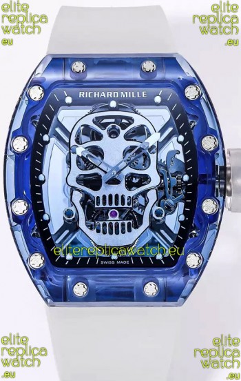 Richard Mille RM52-01 Sapphire Casing with Genuine Tourbillon Movement 1:1 Ultimate Replica