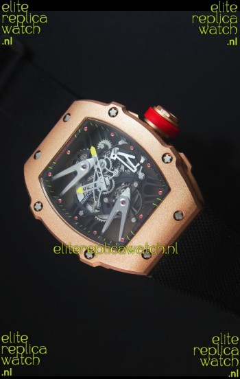 Richard Mille RM027 Tourbillon Rafael Nadal Edition Swiss Watch in Rose Gold Case
