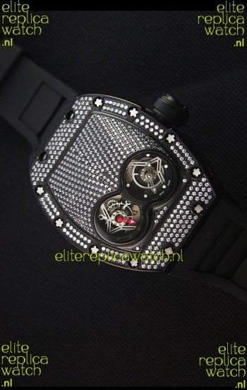 Richard Mille RM053 Tourbillon Pablo Mac Donough Swiss Replica Watch in PVD Case