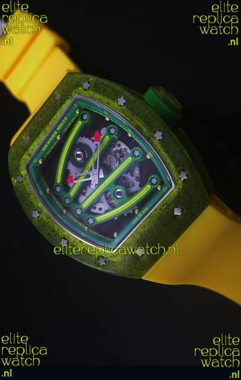 Richard Mille RM059 Yohan Blake Edition Swiss Replica Watch in Green Bezel