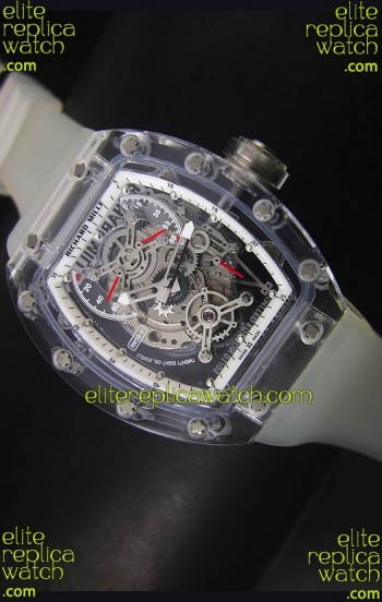 Richard Mille RM56-01 AN Saphir White Edition Replica Watch 