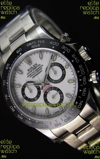Rolex Cosmograph Daytona 116500LN White Dial Original Cal.4130 Movement - Ultimate 904L Steel Watch 