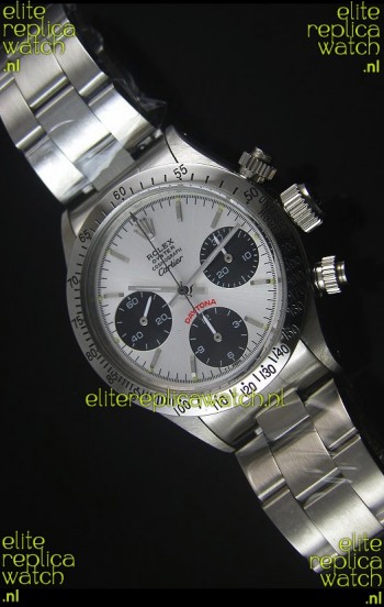 Rolex Daytona Vintage 6263 for CARTIER Edition Swiss Replica Watch with Steel Bezel