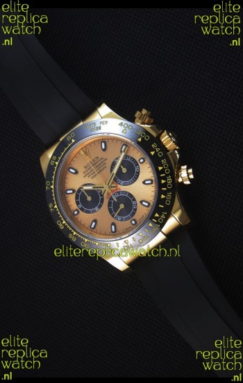 Rolex Daytona 116515 Everose 1:1 Mirror Replica Yellow Gold Swiss Watch