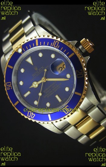 Rolex Submariner 16613 Two Tone Swiss Replica 1:1 Watch with Swiss 3135 Movement 