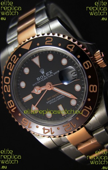 Rolex GMT Masters II 126711CHNR Two Tone Rose Gold Swiss Replica - Ultimate 904L Steel Watch