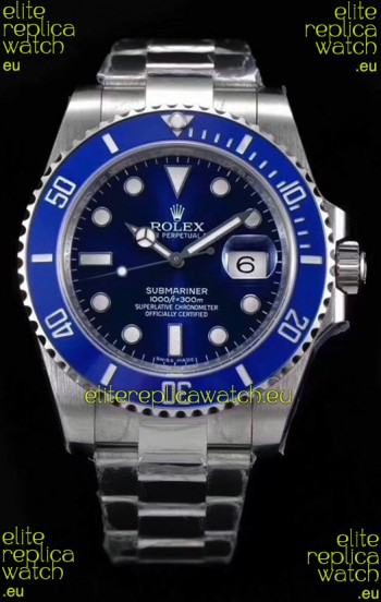 Rolex Submariner Ref#126610LB ETA3135 Replica 1:1 Mirror 904L Steel Watch 41MM