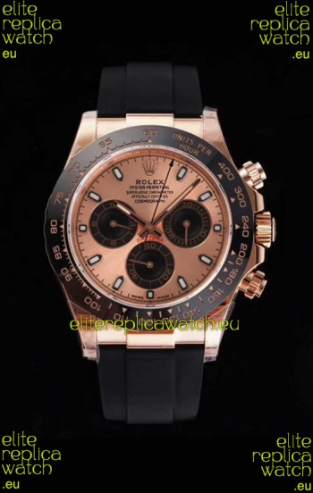 Rolex Daytona 116515LN Everose Gold Original Cal.4130 Movement - 1:1 Mirror 904L Steel Watch