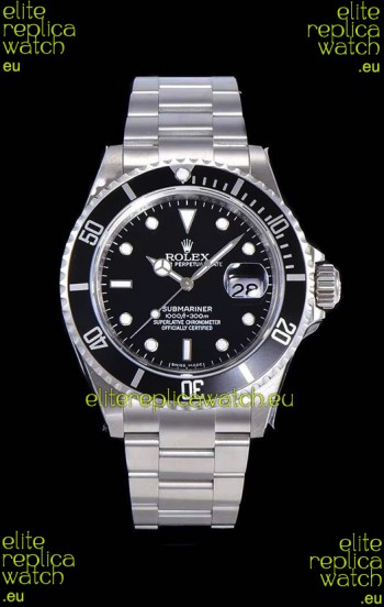 Rolex Submariner Classic Edition Swiss Replica Watch 904L Steel Casing - 1:1 Mirror Replica
