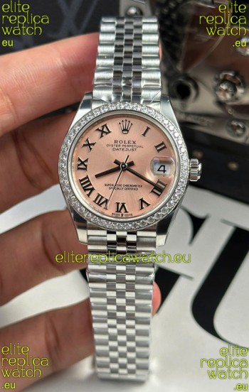 Rolex Super Clone Datejust ETA 2688 Movement 31MM Stainless Steel Case Champange Dial Watch