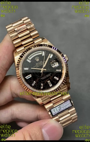 Rolex Day Date Presidential 18K Rose Gold Watch 40MM - Eisenkiesel Dial 1:1 Mirror Quality