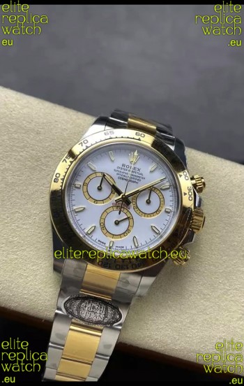 Rolex Daytona Super Clone M126503 Yellow Gold Two Tone Original Cal.4131 Movement