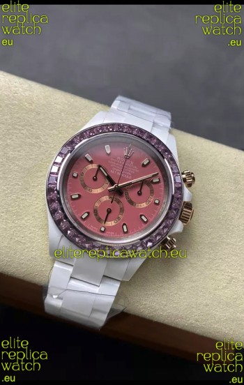 Rolex Daytona AET Remould Dark Green Dial Full Ceramic Strap Watch in Cal.4130 Movement