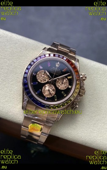 Rolex Daytona Super Clone 116595RBOW Rose Gold 1:1 Mirror Cal.4131 Movement Repllica Watch 