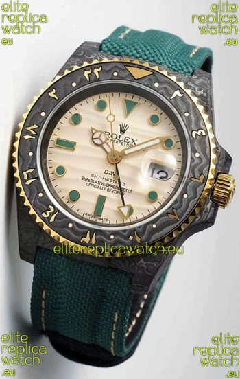Rolex GMT Masters II DiW Arabic Two Tone Edition Swiss 1:1 Mirror Replica