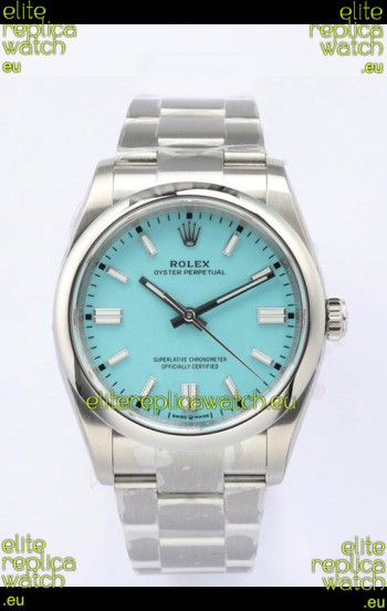 Rolex Oyster Perpetual REF#126000 36MM Swiss Movement Swiss Replica Blue Dial 904L Steel 1:1 Mirror Replica Watch
