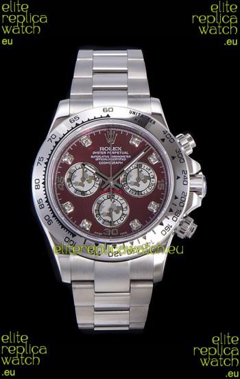 Rolex Daytona Stainless Steel Watch with Original Cal.4130 Movement - 1:1 Mirror 904L Steel Watch