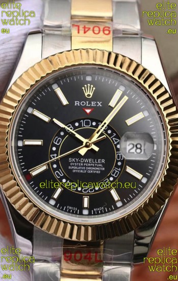 Rolex Sky-Dweller Oystersteel and Yellow Gold Oyster 42MM 1:1 Mirror Replica Watch 