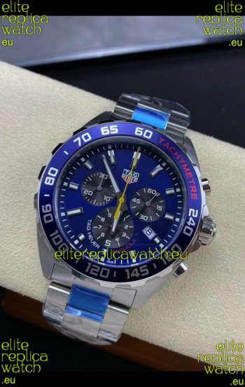 Tag Heuer F1 Edition Swiss Quartz Watch in Blue Dial Stainless Steel Casing 