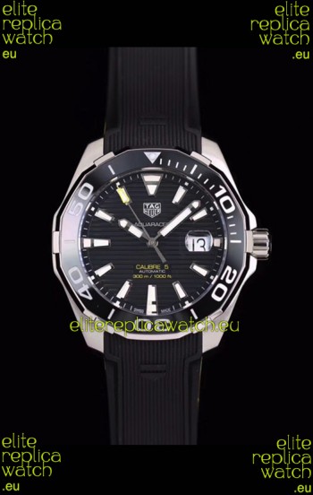 Tag Heuer Aquaracer Calibre 5 1:1 Mirror Replica Watch Black Dial