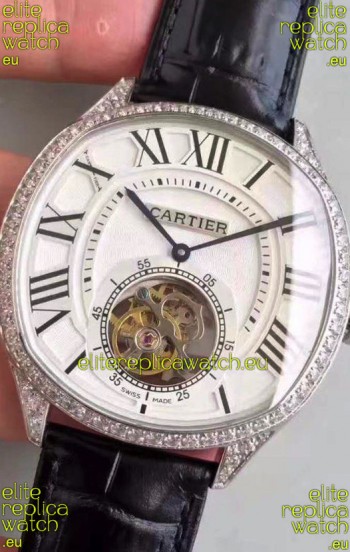 Drive De Cartier 1:1 Mirror Replica Watch with Tourbillon Movement