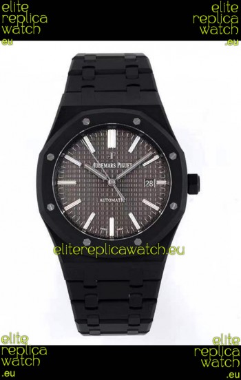 Audemars Piguet Royal Oak PVD Coated Swiss Replica Watch 3120 Swiss Movement - Grey Dial 