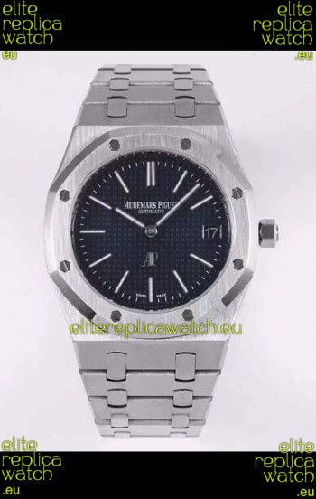 Audemars Piguet Royal Jumbo Oak Extra Thin Swiss Replica - 1:1 Mirror Replica Watch 904L Steel Blue Dial