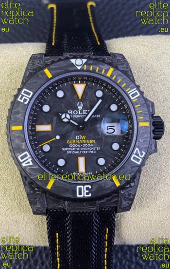 Rolex Submariner DiW Carbon Fiber Edition Swiss Replica Watch - 1:1 Mirror Replica