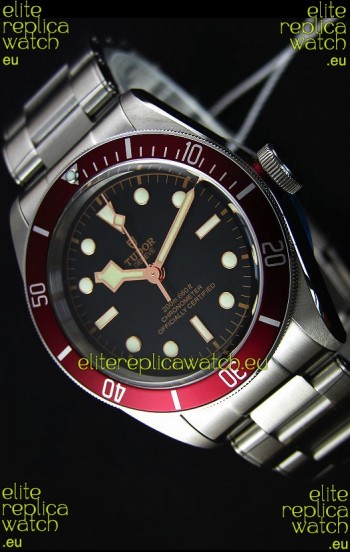 Tudor Heritage Black Bay Red Bezel Swiss Replica Watch 1:1 Ultimate Mirror Replica Edition