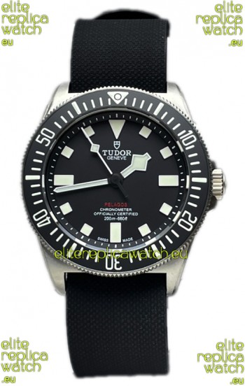 Tudor Pelagos FXD Titanium Casing 1:1 Mirror Replica Black Dial in Black Nato Strap
