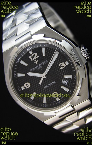 Vacheron Constantin Overseas Black Dial Swiss Replica Watch 