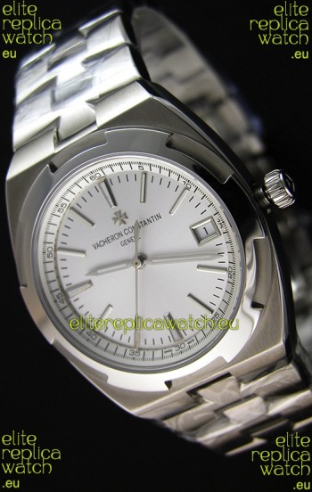 Vacheron Constantin Overseas Steel White Dial Swiss Replica 1:1 Mirror Watch 