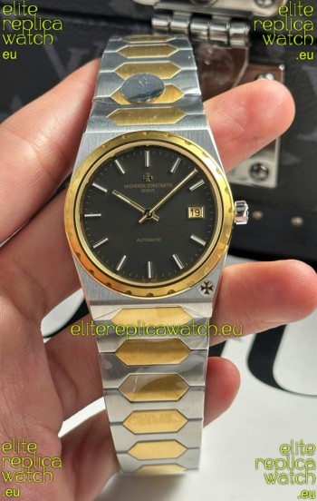 Vacheron Constantin Historiques 222 Super Clone 37MM Two Tone Casing Watch in Grey Dial 