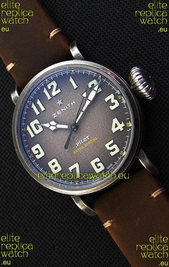 Zenith Pilot Type 20 Extra Special Grey Dial 1:1 Ultimate Mirror Replica Watch 45MM