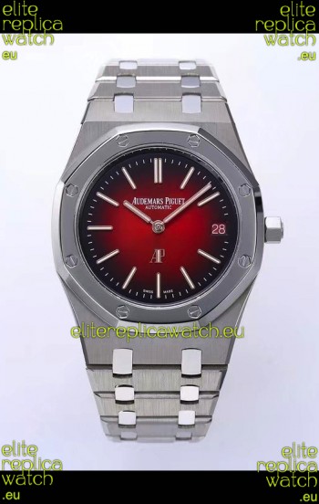 Audemars Piguet Super Clone Royal Oak Extra Thin Watch in Red Dial