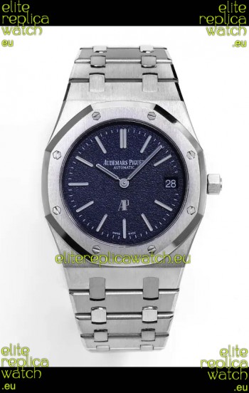 Audemars Piguet Super Clone Royal Oak 16202BC Extra Thin Super Clone Watch Blue Dial