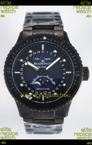 Blancpain Bathyscaphe Ceramic Casing Superclone Watch in Blue Dial 