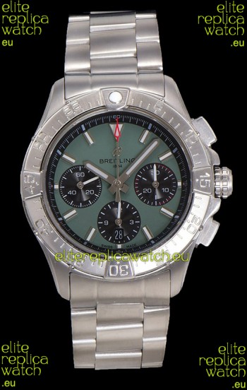 Breitling Super Clone Avenger B01 Chronograph Green Dial Watch 