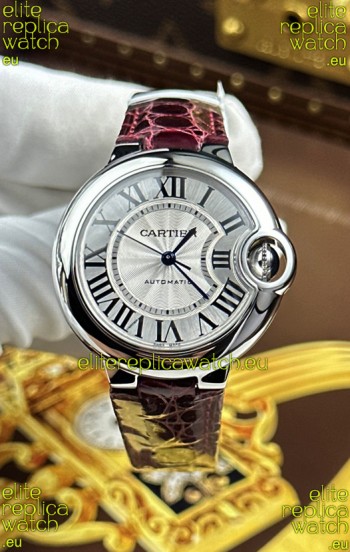 Ballon De Cartier Swiss Automatic 1:1 Mirror Quality 33MM in White Dial 
