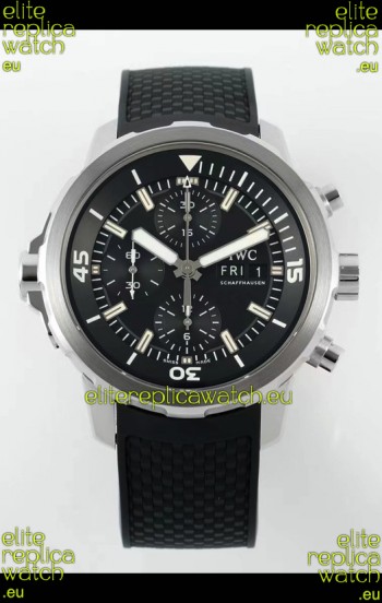 IWC Super Clone Aquatimer Chronograph IW376804 Swiss Replica Black Dial
