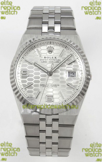 Rolex Land-Dweller 127334 Steel Honeycomb 40MM Swiss Replica Watch 