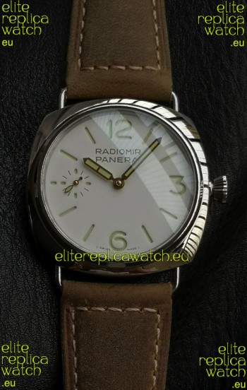 Panerai Super Clone Radiomir PAM1384 Swiss Replica Watch - 45MM White Dial 