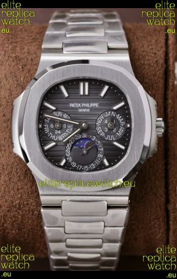 Patek Philippe Nautilus 5740 Perpetual Calendar Stainless Steel Grey Dial Swiss Replica Watch