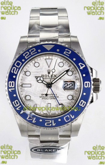 Rolex GMT Masters II Super Clone 126716 "Blaken" 904L Steel Meteorite Dial Watch 